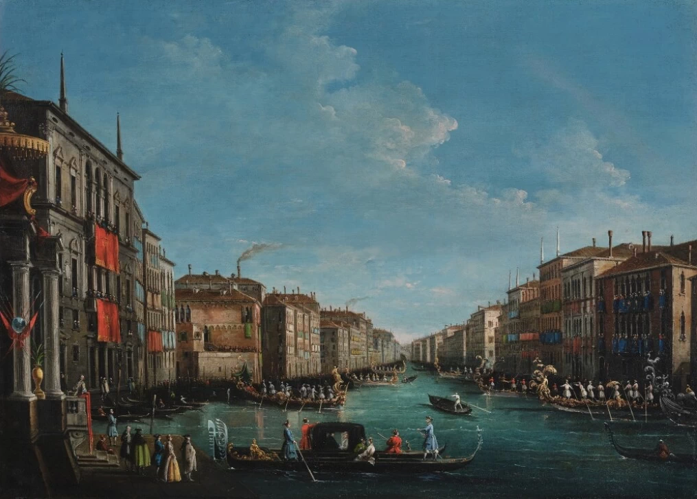 Venezia, vedute del Canal Grande
